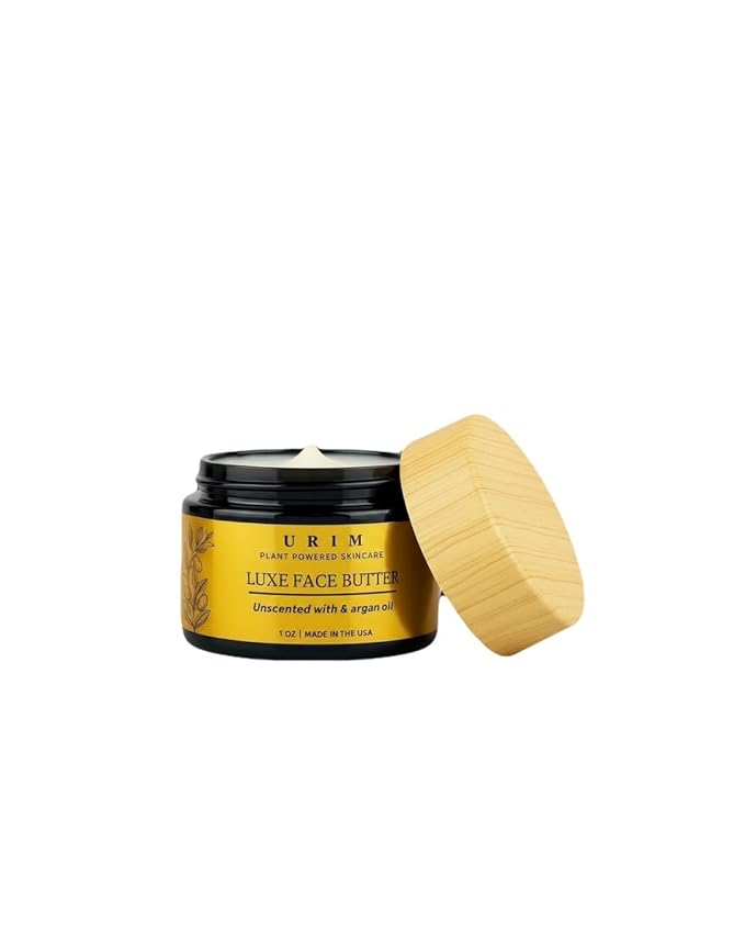 Urim 1 oz Luxe Face Butter | Deeply Nourishes, Brightens & Moisturizes for Men & Women | Collagen Support