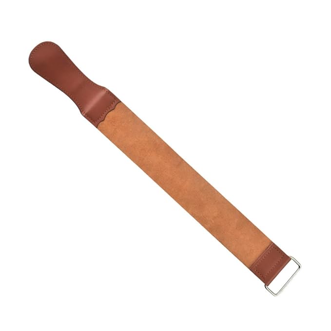 Practical Double Sided Razor Strop for Straight Razor Sharpening Barber Accessories for Smooth Shaving Father Day