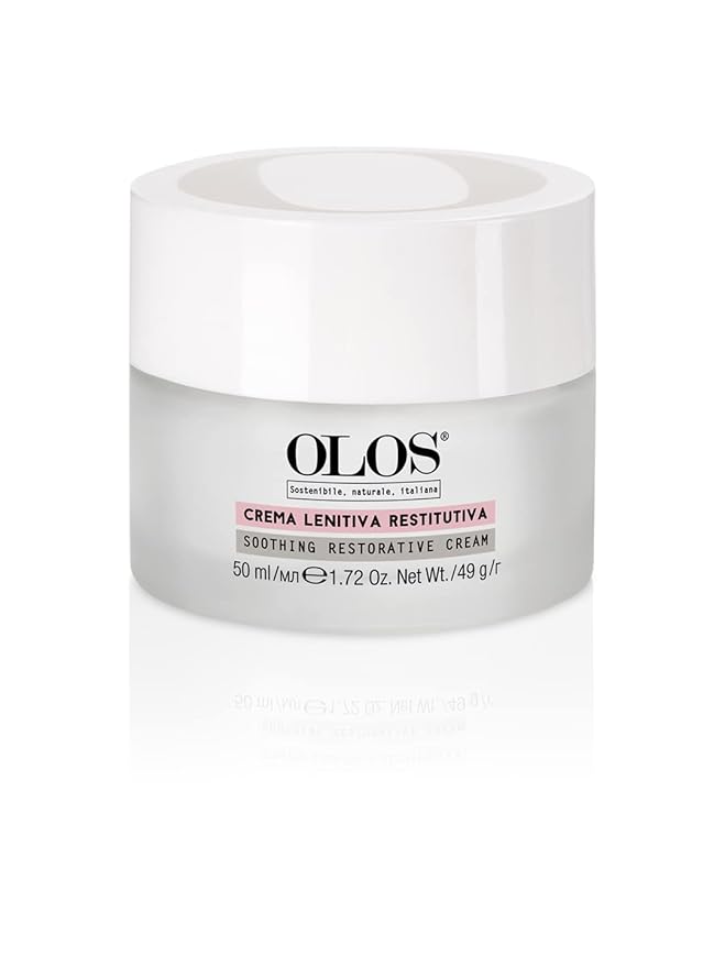 Olos Youth-Enhancing Restructuring Cream - Anti-Aging Face Moisturizer - Face Lotion with Aloe and Shea Butter - Collagen Booster Face Cream - 1.7 oz