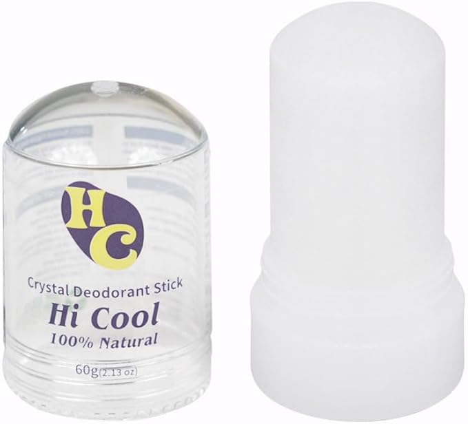 Generic Natural Alum Crystal Stick, White, Unscented Aftershave Treatment, 2.13 Oz, Powder Form, for Razor Cuts and Nicks