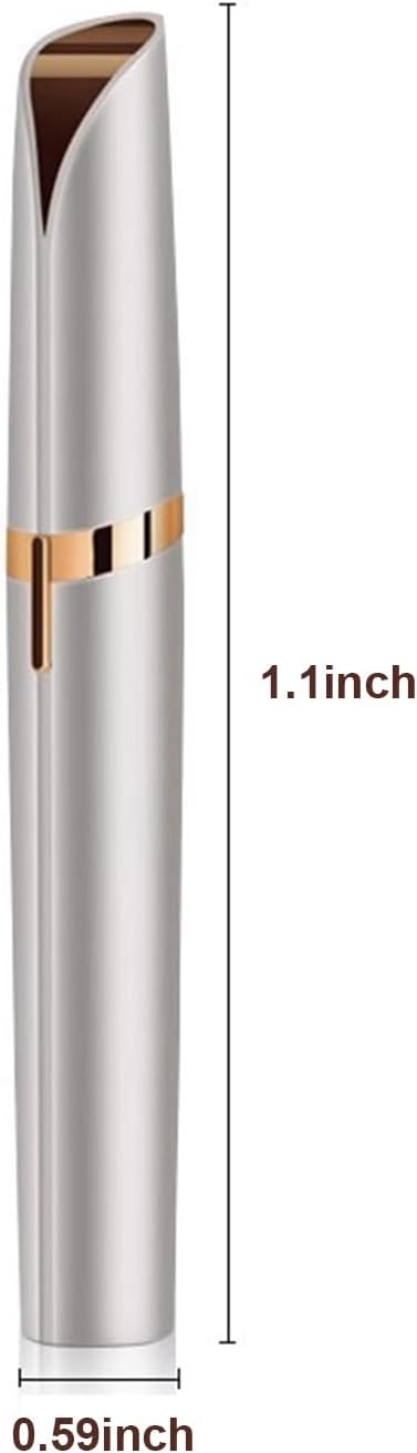 Eyebrow Trimmer,Electric Eyebrow Razor with Built-in LED Light,Rechargeable Eyebrow Remover for Women