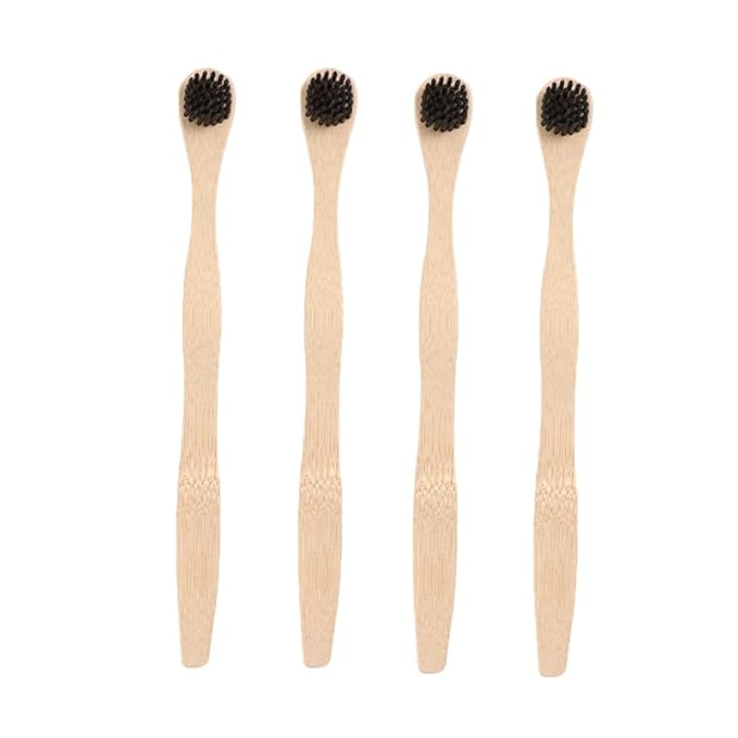HEALLILY Tongue Cleaner 4Pcs Set Tongue Scraper and Cleaning Brush Oral Tools for Fresh Breath and Effective Bad Breath Removal Lightweight Portable 7.44In Length