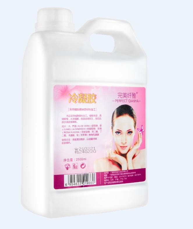 Cooling Gel, Conductive Gel for Face Body Used for Laser Hair Removal Cream Massage Gel Facial Gel Royal Gel Cold Gel RF gel Women and Men For home Use Salons and Spas (2500ML(1Gallon))