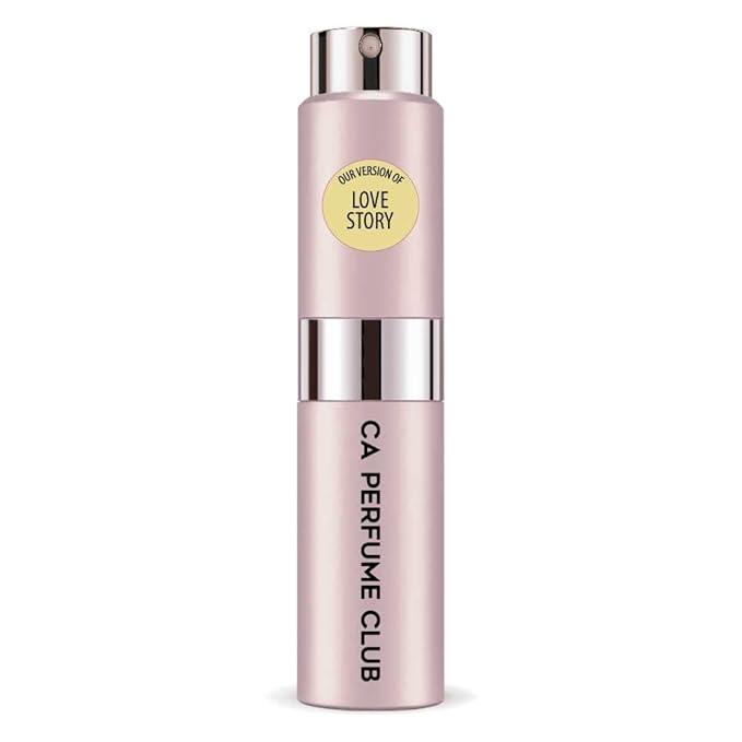 CA Perfume Impression of Love Story For Women Replica Version Fragrance Dupes Concentrated Long Lasting Eau de Parfum Spray Refillable Atomizer Bottle 0.27 Fl Oz/8ml-X1