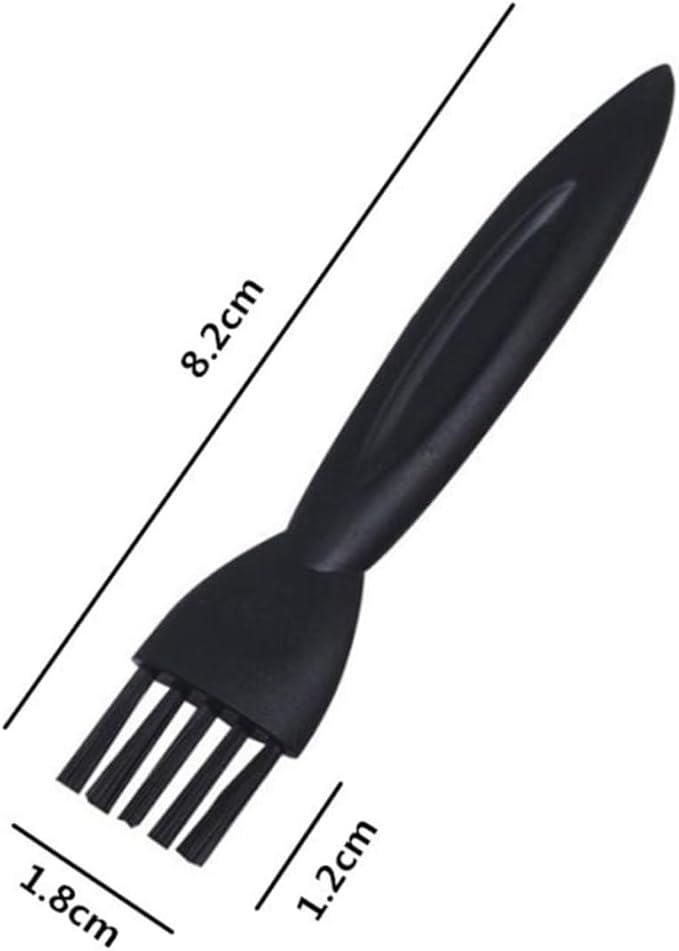Ipetboom 100pcs Small Razor Cleaning Brush Durable Hair Brush for Electric Shaver Trimmer Lightweight Non-Slip Handle for Easy Cleaning of Reach Areas