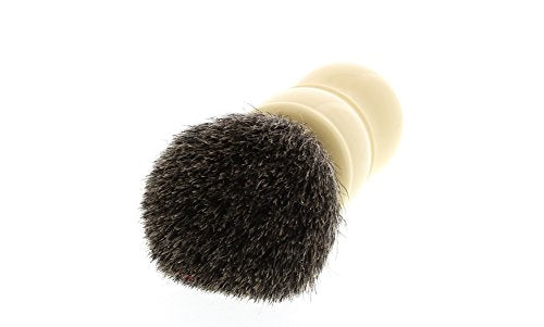 West Coast Shaving 100% Pure Badger Shaving Brush. Dense Fibers. (White- Beacon)