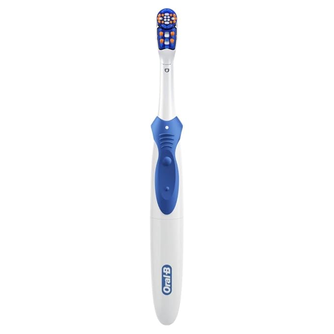 Oral-B 3D White Action Power Toothbrush, 1 Count (Colors May Vary), Multi-colored