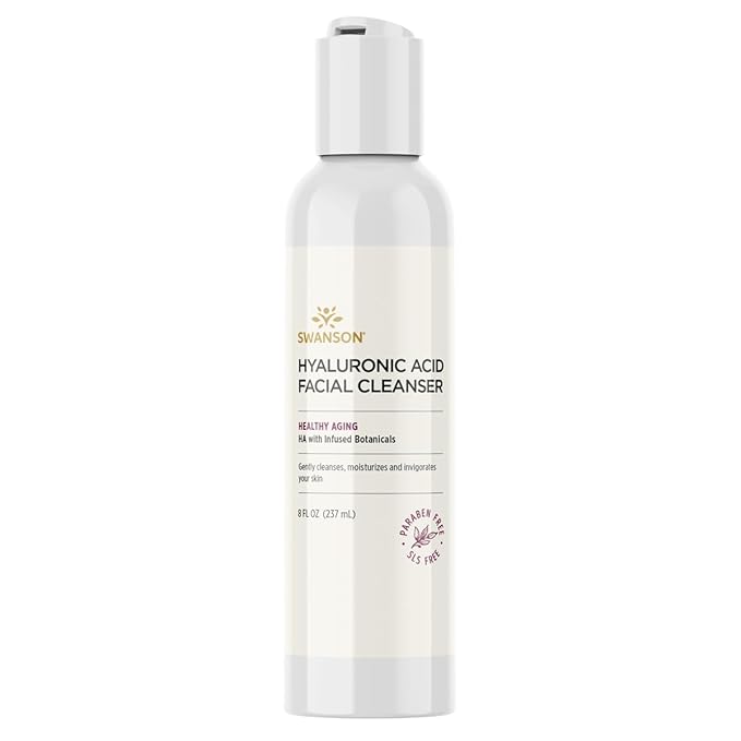 Swanson Hyaluronic Acid Facial Cleanser 8 fl Ounce (237 ml) Liquid