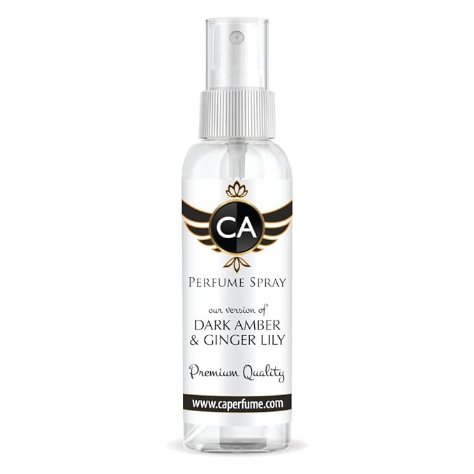 CA Perfume Club Impression of Dark Amber & Ginger Lily For Women EDP Perfume Concentrated Long Lasting Eau de Parfum Spray Refillable Atomizer Bottle 2Fl Oz/60ml-X1