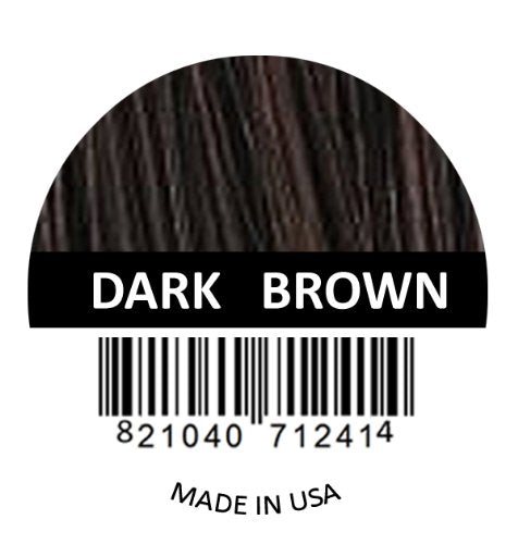 for Thinning Hair - 100% Undetectable Natural Formula - Completely Conceals Hair Loss in Seconds. Covers bald spots. Thicken your hair instantly - 25 Grams Refill (DARK BROWN)