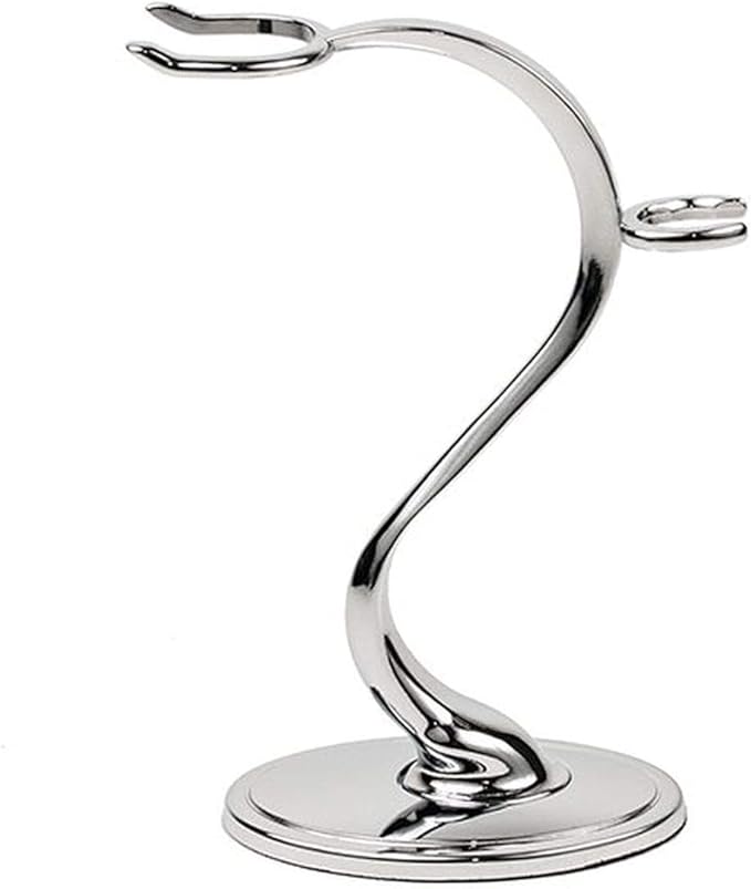 Taconic Shave's Deluxe Elegant Razor and Shaving Brush Stand - Heavyweight and Functional