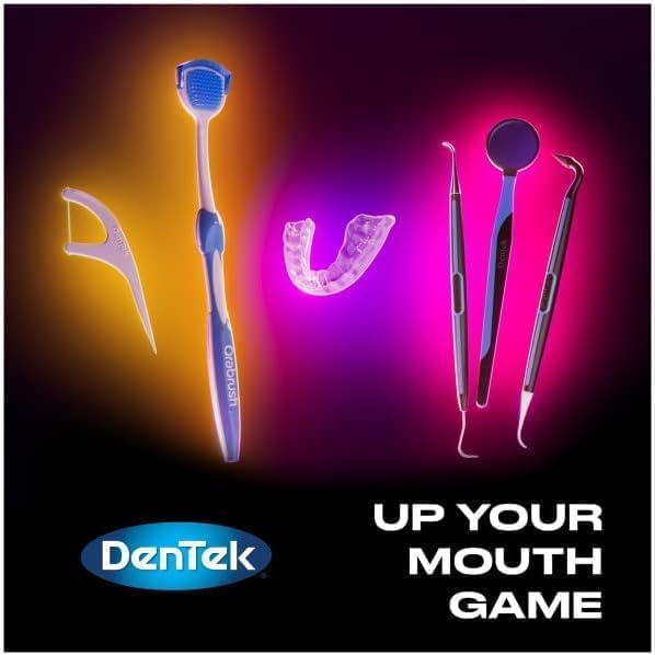 DenTek Easy Brush, Orange and White, Corded Electric, Toothbrush, 10 Count (Pack of 2)