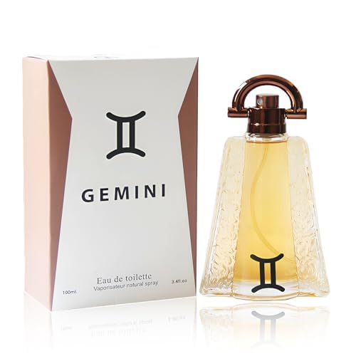 Gemini Cologne for Men/Eau de Parfum Natural Spray 3.4 Fl Oz Perfume for Men Suitable for All Skin Type Fragrance Daily Used