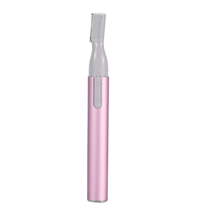 Yosooo Facial Hair Trimmer for Women, Portable Electric Face Eyebrow Hair Body Blade Razor Shaver Remover Trimmer (Pink)