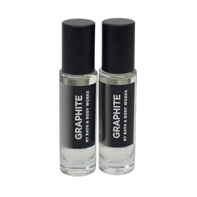 Bath & Body Works GRAPHITE Men’s Collection Pour Homme Cologne 0.5 fl oz – Pack of 2