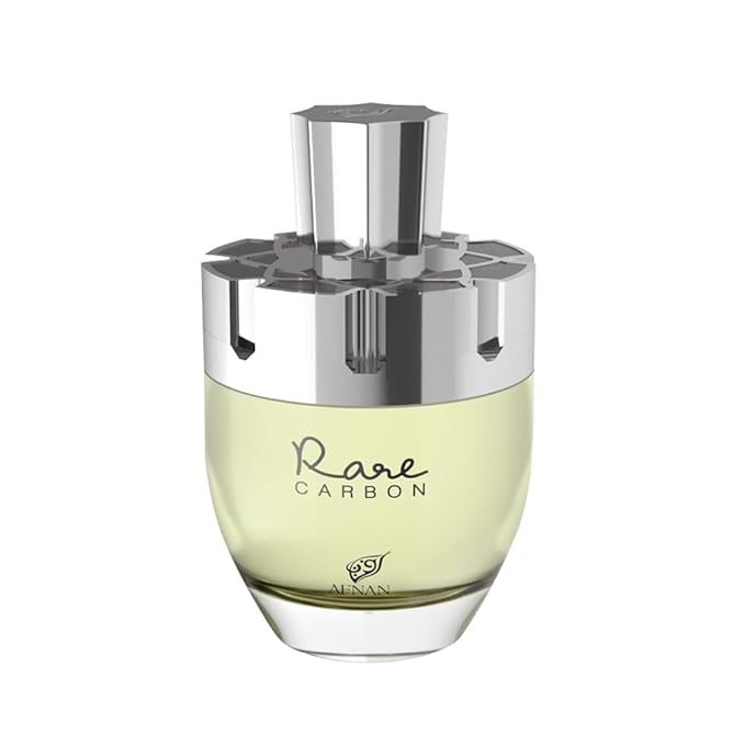 Afnan Rare Carbon Eau De Parfum Spray for Men, 3.4 Fl. Oz