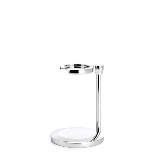 MÜHLE Shaving Brush Minimalistic Chrome Stand for PURIST Brushes