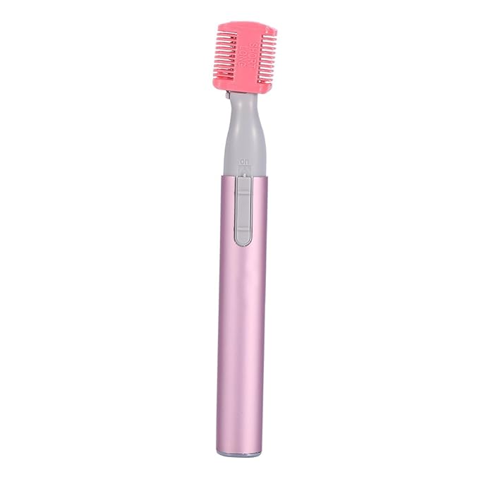 Yosooo Facial Hair Trimmer for Women, Portable Electric Face Eyebrow Hair Body Blade Razor Shaver Remover Trimmer (Pink)