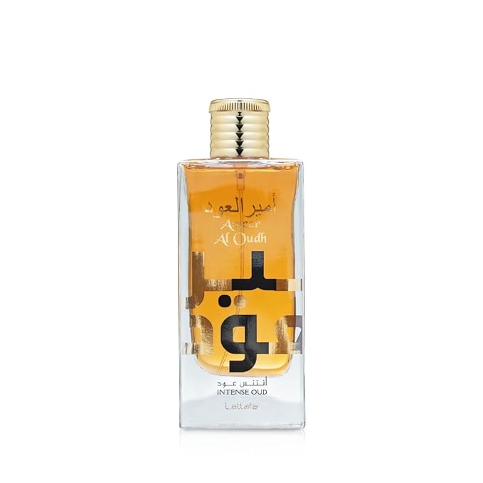Lattafa Ameer Al Oud Intense Oud for Unisex Eau de Parfum Spray, 3.4 Ounce