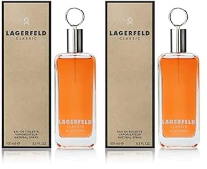 Karl Lagerfeld Paris for Men 3.3 Fl.Ounce EDT Spray (KL001A01) (Pack of 2)