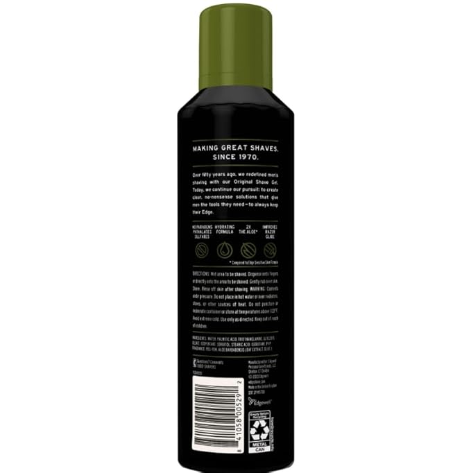 Soothing Aloe Shave Gel Men Shave Gel by Edge, 7 Ounce (3 Pack)