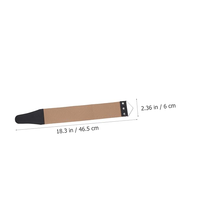 Double-sided Leather Razor Strop 2pcs Manual Shaver Sharpening Cloth for Barbers and Home Use Random Color Practical Dual-sided Sharpening Tool