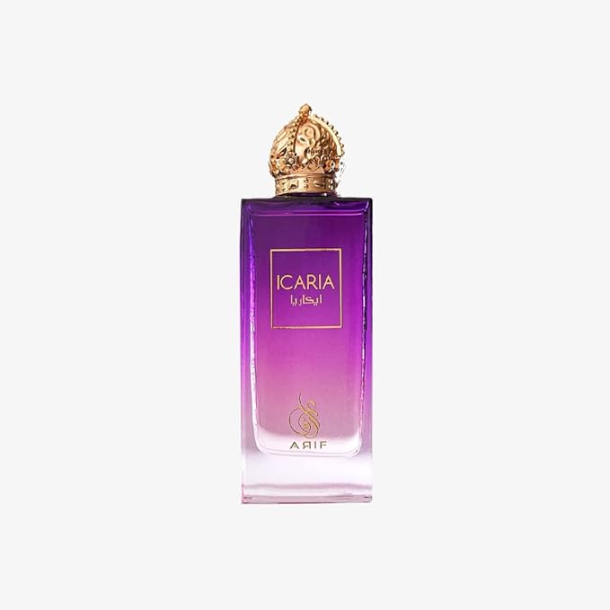 ARIF Icaria Perfumes – Fruity Floral Eau de Parfum for Women – Long-Lasting, Fresh Pear, Iris, Jasmine, Orange Blossom & Patchouli – Elegant & Luxurious Perfume – 3.4 oz