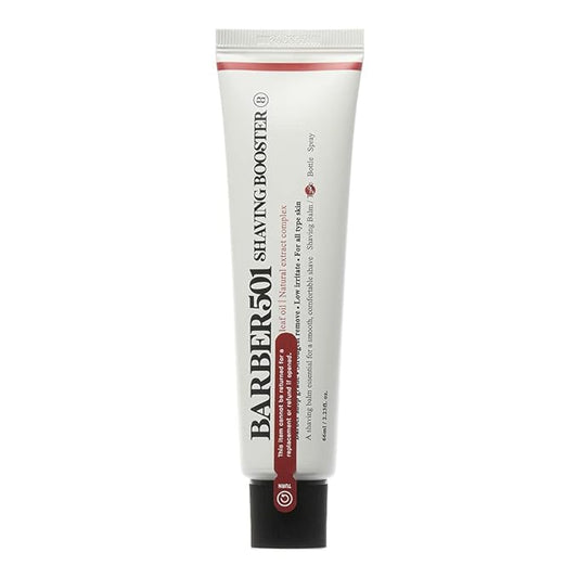 Barber501 Shaving Booster Balm Shaving Cream Men, Shaving Gel, Shave Oil, Travel Shaving Cream (1, Tea tree)