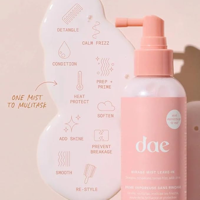 DAE Mirage Mist Leave-In Conditioner - Detangles, Conditions & Heat Protection (5 Oz.)