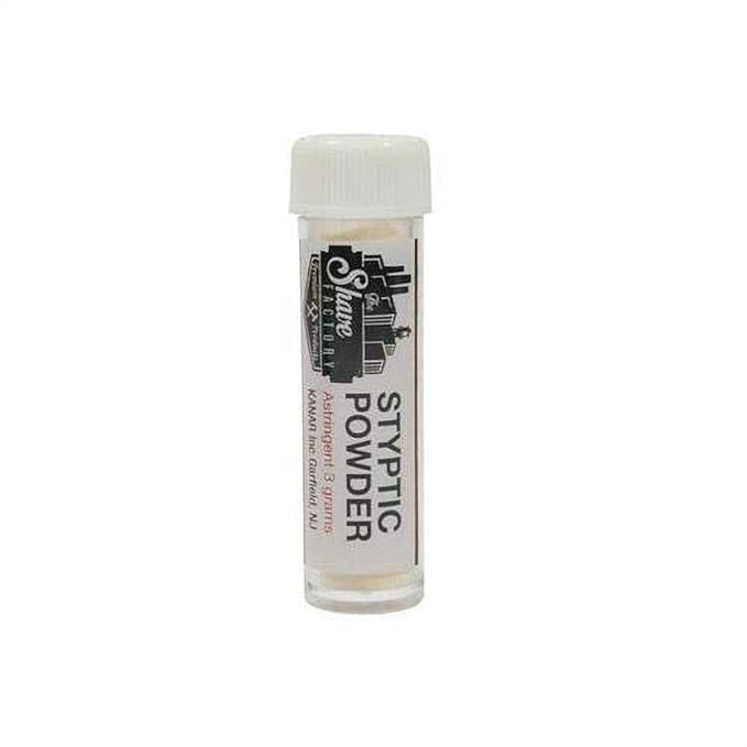 The Shave Factory Neck Relief Styptic Powder, 3gr, 24 Pcs Display, 3 Gram