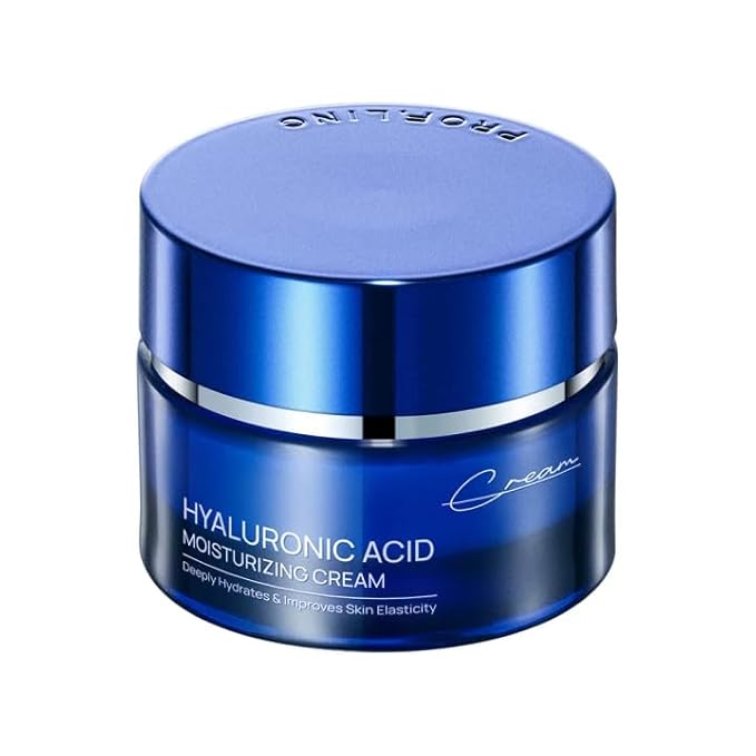 Hyaluronic Acid Moisturizing Cream with Collagen - Anti-Aging Face Cream for Deep Hydration, Wrinkle Reduction & Firming - With Supro-Energy Complex, For Sensitive Skin