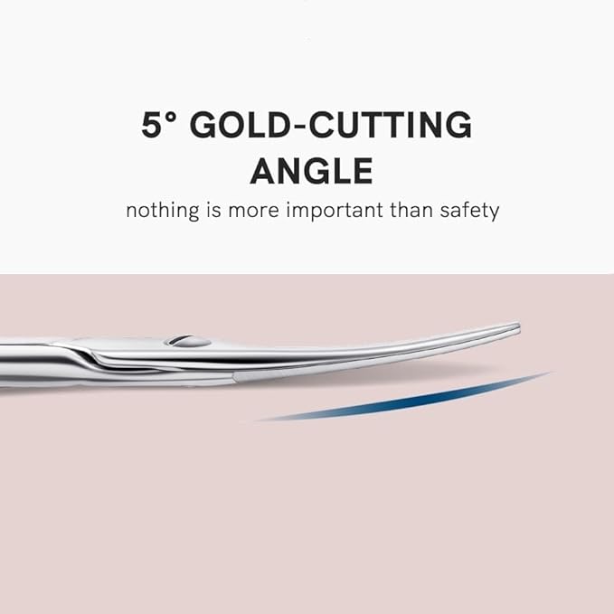 2PCS Multifunctional Eyebrow Scissors for Women, Mustache Scissors and Nose Hair Scissor for Men, Curved Grooming Scissors for Eyebrow, Mustache, Beard, Eyelashes - Premium Stainless Steel Quality