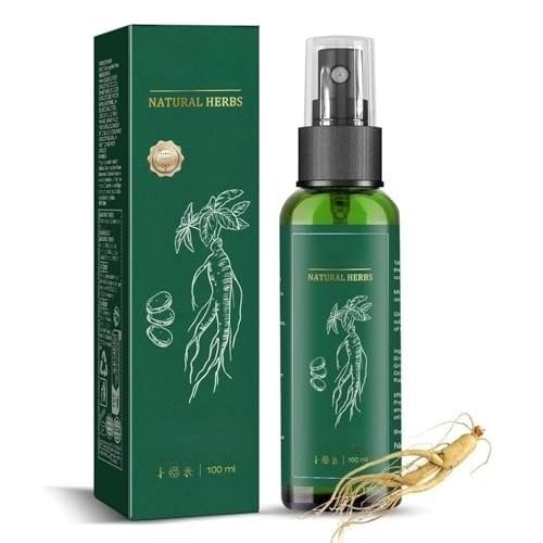 Hair Growth Spray, Tonico Para Crecimiento Del Cabello, Natural Herbs Ginseng Hair Tonic, Stronger and Hair Thickening, Non-greasy Nourishing Hair Mist for Women & Men (1 Pcs)