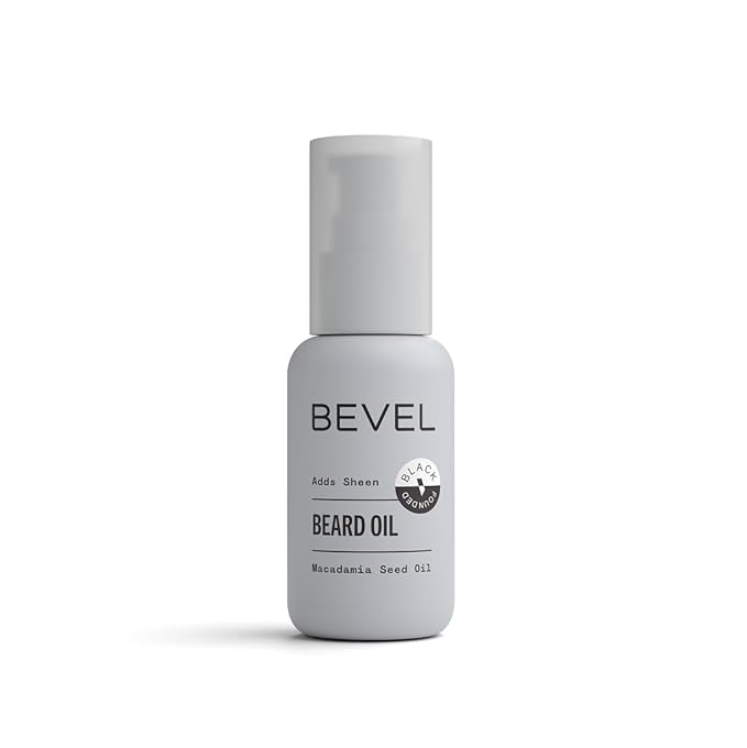 Bevel Beard Oil for Men - Moisturizing Beard Oil with Jojoba Oil and Argan Oil, Adds Shine and Helps Prevent Dryness, Frizz and Breakage, 1 Oz