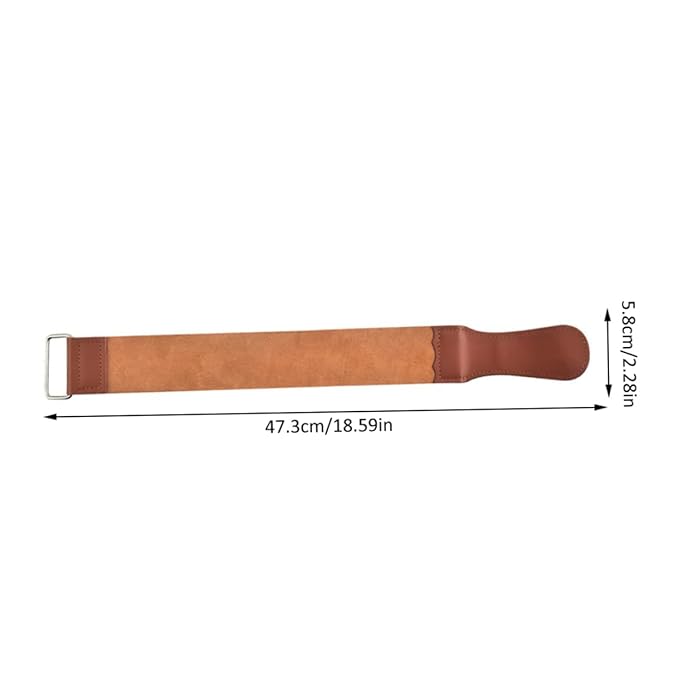 Beaupretty Double-Sided Razor Strop Tool for Hair Removal Convenient Shaver Sharpening Strap for Home Use Sturdy Leather Sharpening Belt for Men