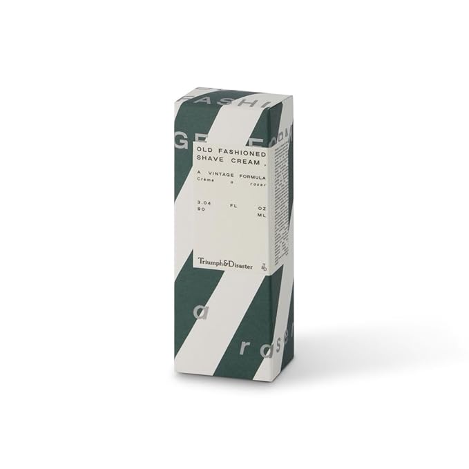 TRIUMPH & DISASTER | Old Fashioned Shave Cream Tube | Shaving Lotion for Sensitive Skin - Alcohol Free, 3.04 fl oz (90+ shaves)