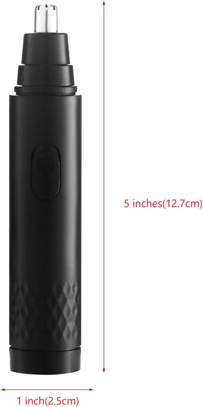2 in 1 Electric Nose Hair Trimmer/Facial Hair Shaver - Nasal Hair Trimmer for Men, Nose Shaver, Mens Trimmers, Ear Hair Remover, Nose Ear Trimmer for Men, Grooming kit, Small Hair Trimmer