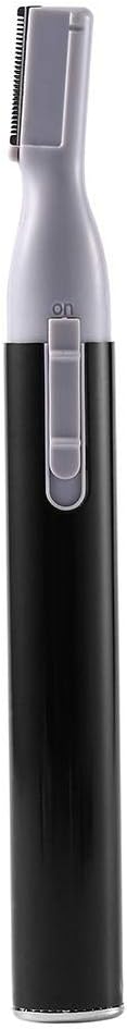 Electric Eyebrow Trimmer for Women 2 in 1 Facial Hair Remover with LED Light Painless Face Shaver Cordless Portable Rechargeable for Eyebrows Lip Chin