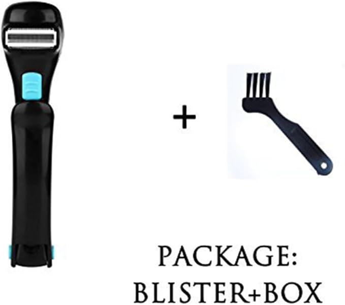 Hemoton Electric Back Shaver for Men Body Grooming Battery Operated DIY Hair Removal Razor with Ergonomic Design for Smooth Back Hair Trimming