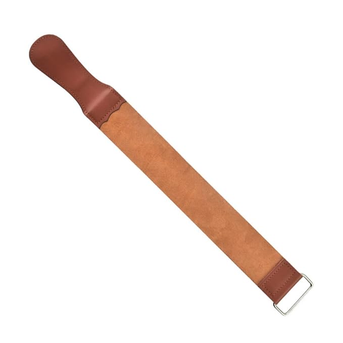 Double-Sided Razor Sharpening Strop Tool for Home Use Practical Barber Strop Clips Simple Razor Sharpener Cloth for Hair Removal
