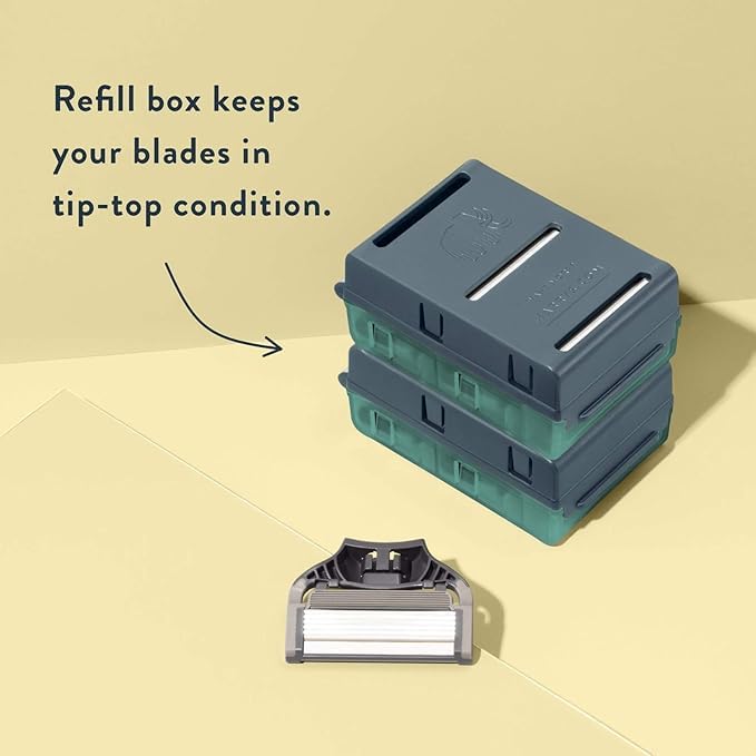 Men's Razor Blade Refills, 8 Count, Sharper 5-Blade, For Close and Comfortable Shaves