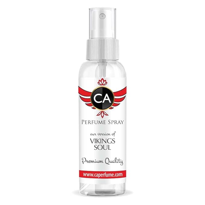 CA Perfume Eco Refill Impression of Vikings Soul For Men EDP Perfume Concentrated Long Lasting Eau de Parfum Spray Refillable Atomizer Bottle 2 Fl Oz/60ml-X1