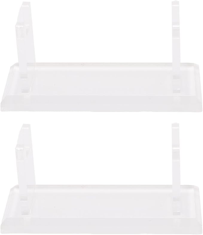Acrylic Razors Stand Holder, Sturdy Shaving Brush Storage Bracket Countertop Organizer for Bathroom Kitchen Office Desk