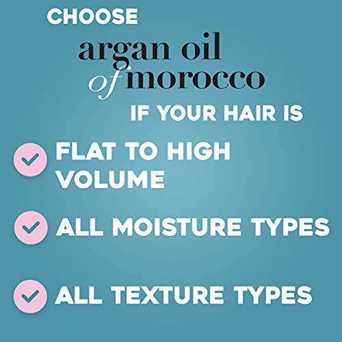 OGX Renewing and Cold-Pressed Argan Oil of Morocco Hydrating Shampoo, to Help Moisturize, Soften & Strengthen Hair, Paraben & Sulfate Free Surfactants, Floral, 52 Oz, Pack of 4