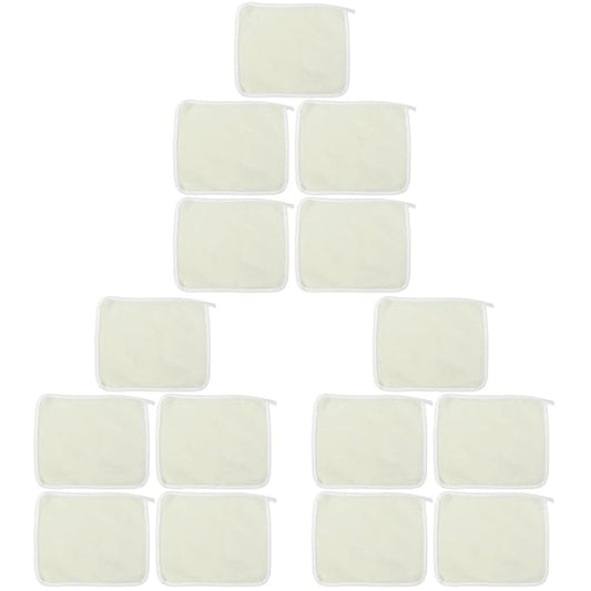 Healifty 15pcs Exfoliating Wash Cloth for Skin Care Bath Cloths Quick Drying for Exfoliating Dead Skin and Daily Use Shower