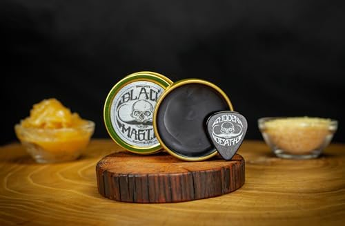 THE VINTAGE GROOMING CO. Death Grip and Black Magic Death Grip Extra Strong Hold Mustache Waxes Set