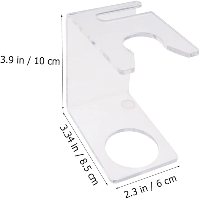 Mipcase 3pcs Hu Brush Holder Razor Brush Stand Organized Storage Rack for Shaving Tools for Home Barbershop