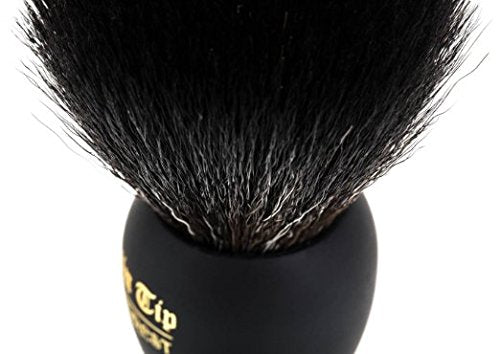 Satin Tip – The Purest, Shave Brush (Synthetic, Black, Soft Touch, Case)