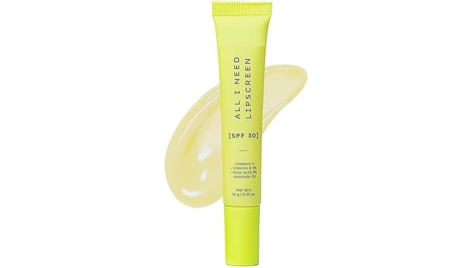 VS All I Need Lipscreen with SPF 30 & 2% Kojic Acid - Moisturizing, Sun Protection | Hyphen | Smooth Lips, Tan Removal for Women and Men | Lip Balm SPF | Chapped Dry Lips | Peptide- 10 gm