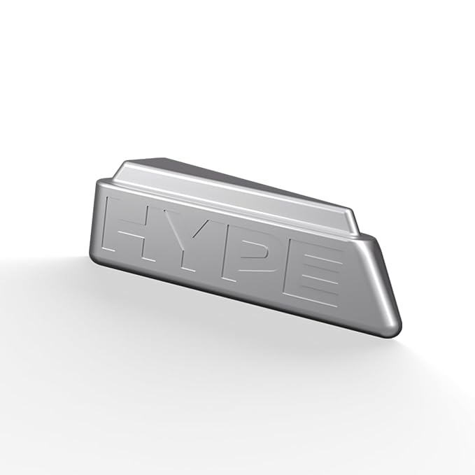 HYPE X1 Razor Stand - CNC Machined Aerospace-Grade Aluminum - Secure & Stylish Storage for X1 Razor - Prevents Blade Dulling and Corrosion - Enhances Hygiene & Aesthetics -Silver